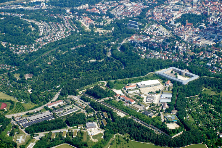 Luftbild Wilhelmsburgkaserne in Ulm w