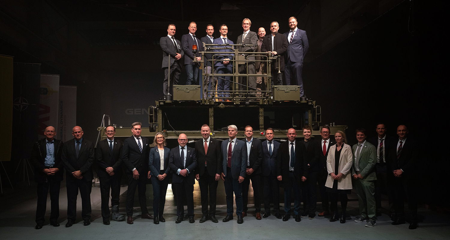 Erstes M3-System an Schweden übergeben, Foto GDELS)