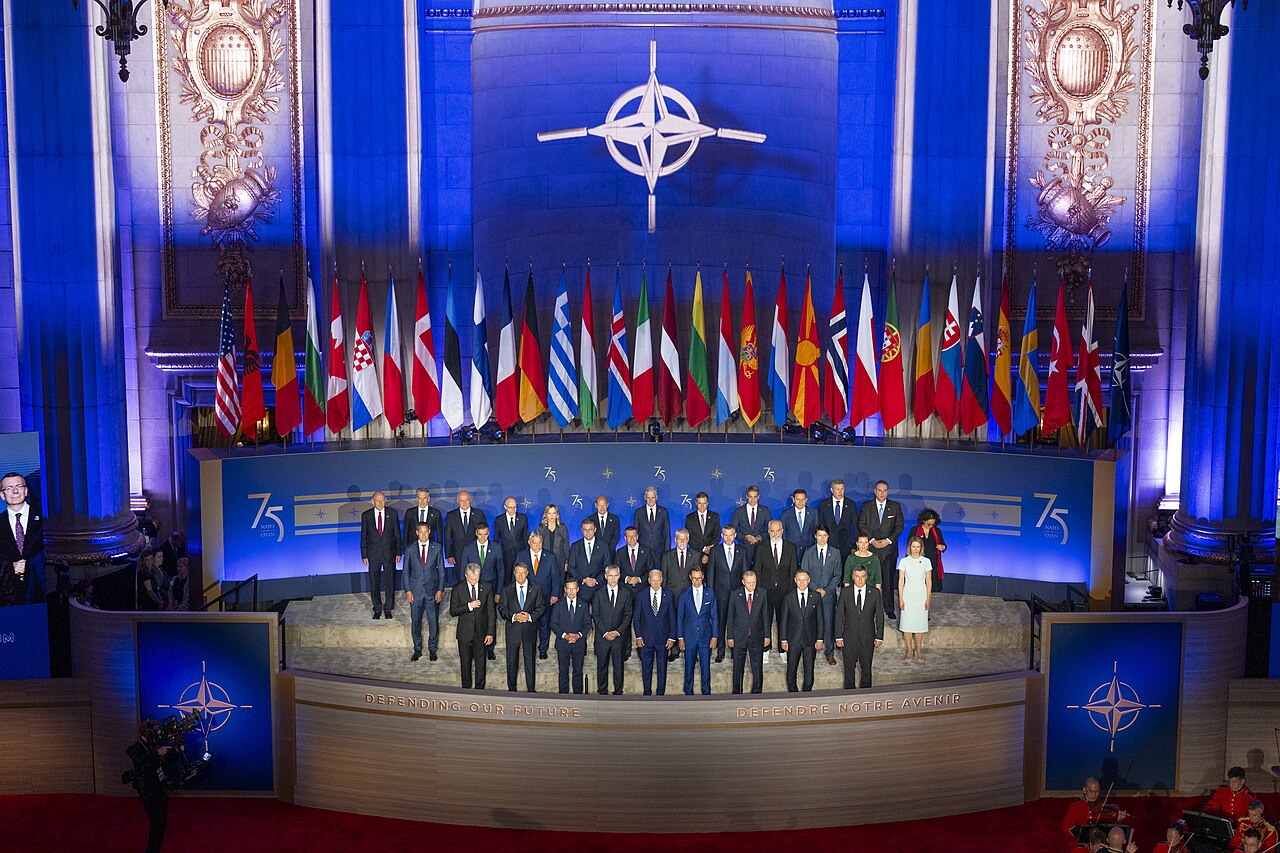 Treffen der NATO zum 75-jährigen Bestehen des Bündnisses in Washington 2024.