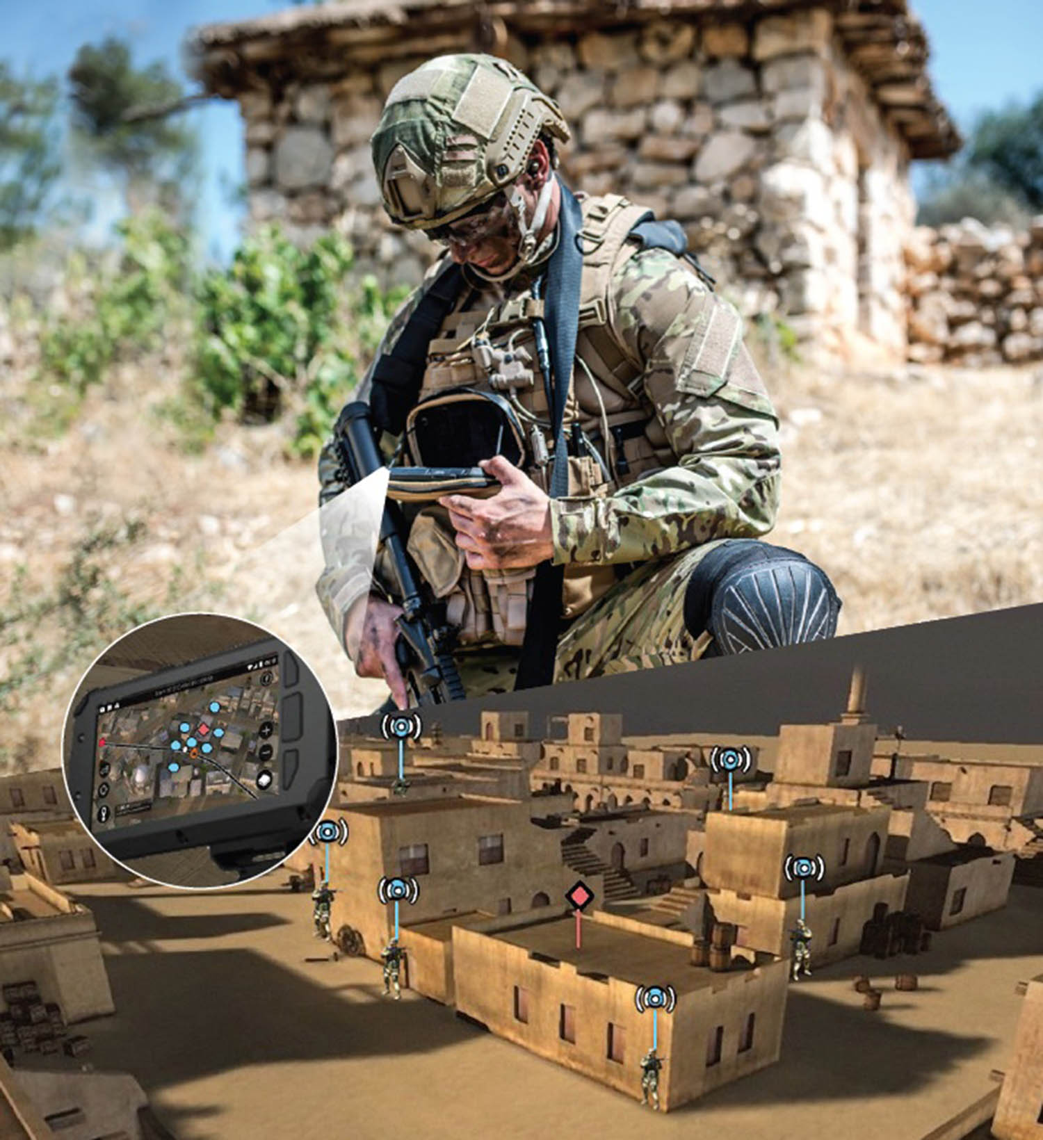 SmarTrack kann auch ohne GNSS den Schutz und die Navigation der eigenen Kräfte gewährleisten. (Foto ©Elbit Systems Deutschland)