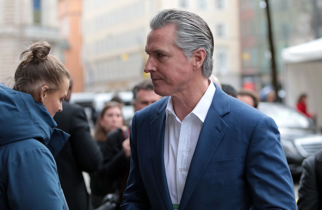 Noch ein amerikanischer Wahlkämpfer: der kalifornische Gouverneur und mögliche demokratische Präsidentschaftskandidat Gavin Newsom. 