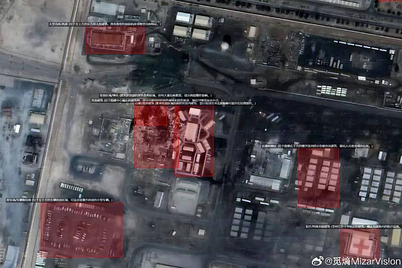 Zielhilfe aus China: der Al Dhafra Luftwaffenstützpunkt der Vereinigten Arabischen Emirate nach iranischen Angriffen. 