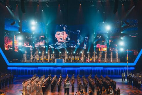 Rund 600 Mitwirkende sorgten für ein abwechslungsreiches Programm beim Musikfest der Bundeswehr in Düsseldorf.