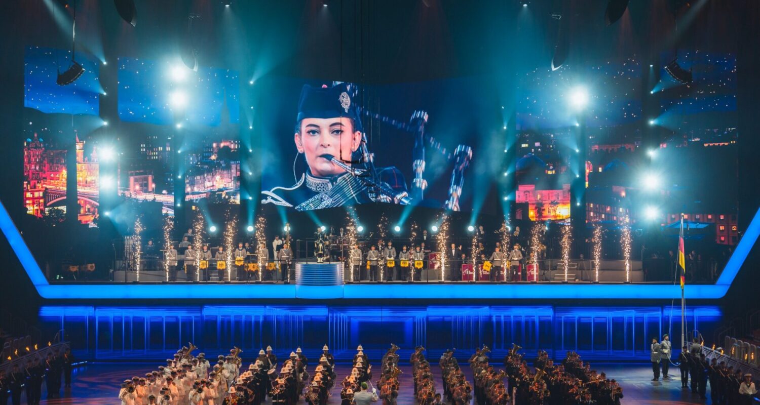 Rund 600 Mitwirkende sorgten für ein abwechslungsreiches Programm beim Musikfest der Bundeswehr in Düsseldorf.
