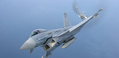 Eurofighter im Air-to-Air-Einsatz. ©Bundeswehr/Bicker