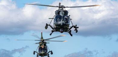 Hubschrauber des Typs H145M im Flug. (Foto © Airbus Helicopters)