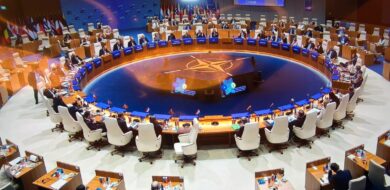 Plenum des NATO-Gipfels in Ankara. (Foto © Estnisches Außenministerium)