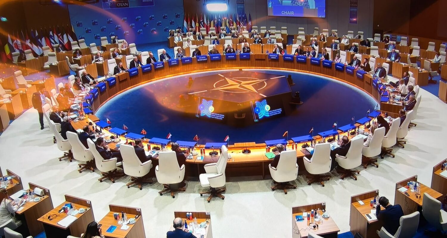 Plenum des NATO-Gipfels in Ankara. (Foto © Estnisches Außenministerium)