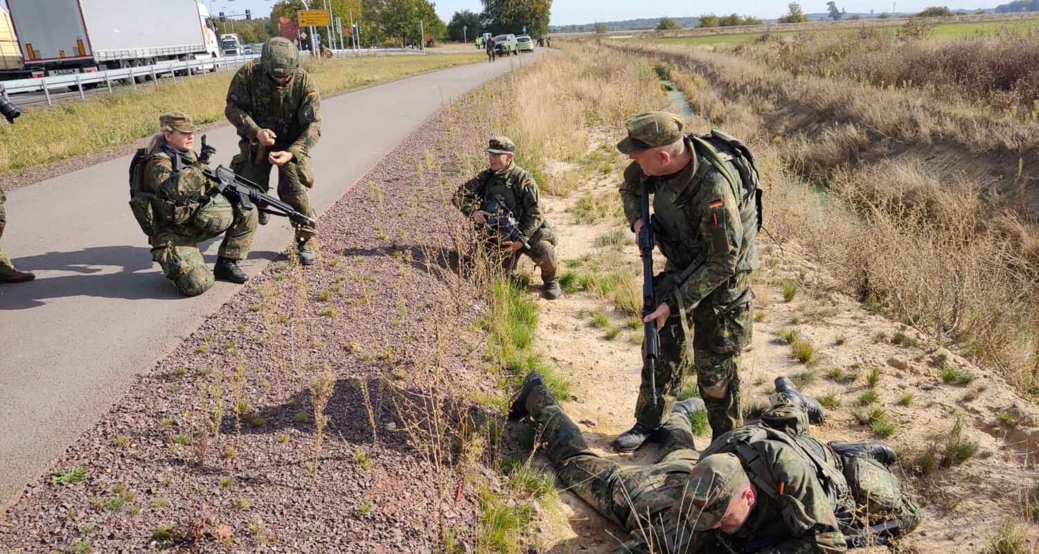 Personalaufwuchs bei der Bundeswehr: Die Basisausbildung im Rahmen des Neuen Wehrdienstes wird künftig wesentlich in den Händen der Heimatschutzkräfte, hier während der Übung „Vigilant Roland II“, liegen.  (Foto ©Boes)