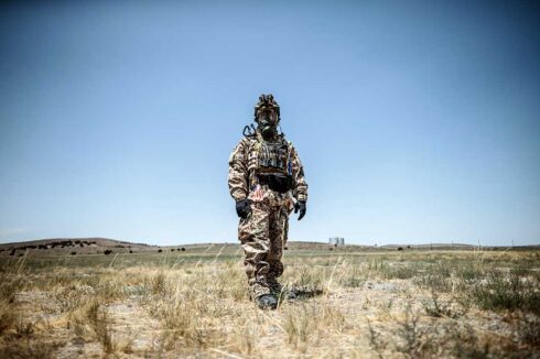 Im Mittelpunkt der Ausbildung steht die Befähigung der Soldatinnen und Soldaten, in einem kontaminierten Umfeld handlungsfähig zu bleiben. (Foto ©Bw/Neumann)