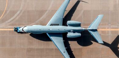 Integriert wird PEGASUS in Flugzeuge des Typs Bombardier Global 6000. (Foto © Bombardier Defense)