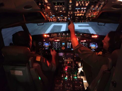 Blick in den Simulator. (Foto © Boes)