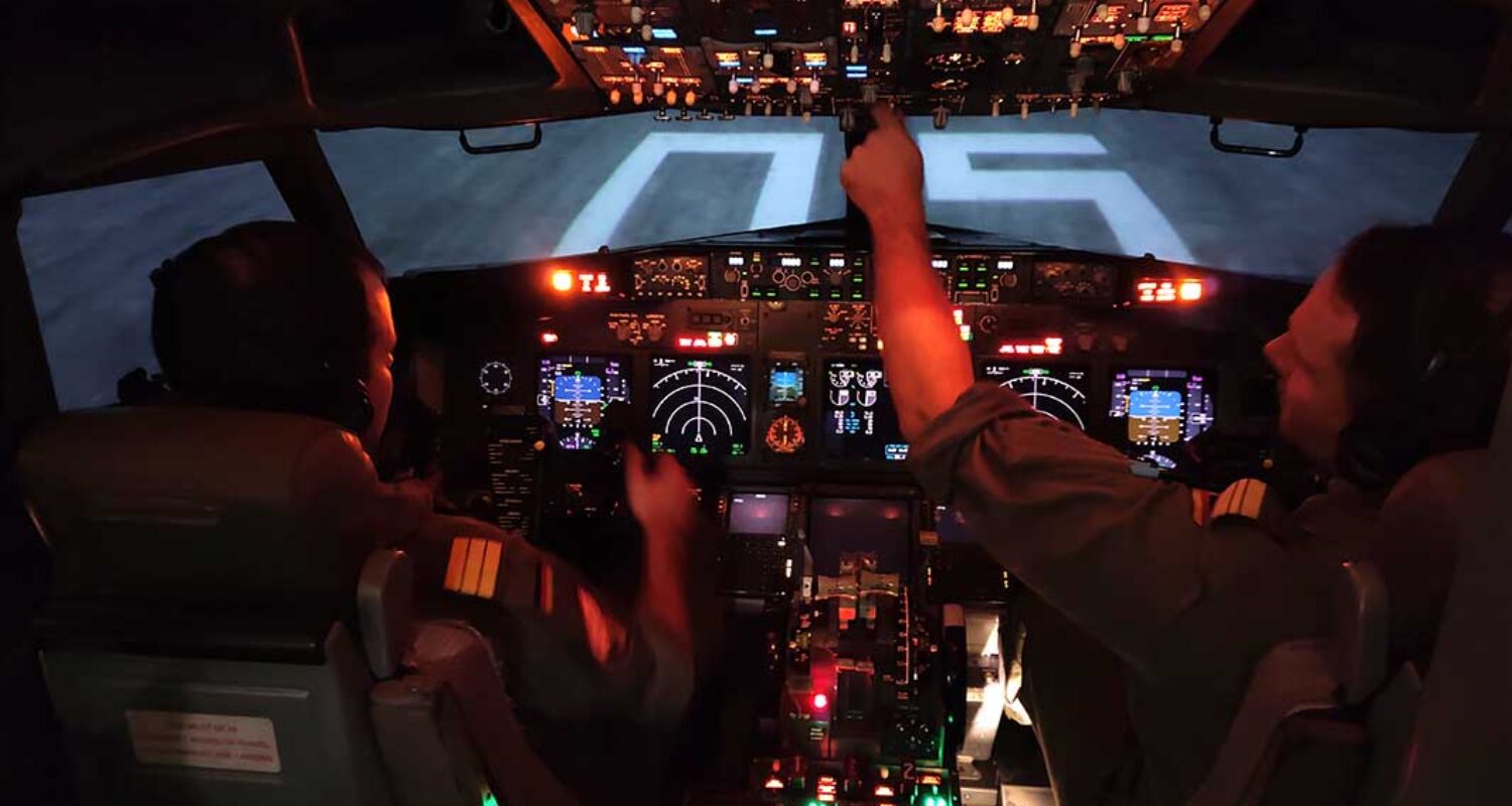 Blick in den Simulator. (Foto © Boes)