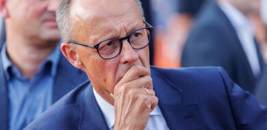 Manchmal bekommt man mehr Führung, als man bestellt hat: der designierte Bundeskanzler Friedrich Merz vor der Wahl im letzten Jahr.