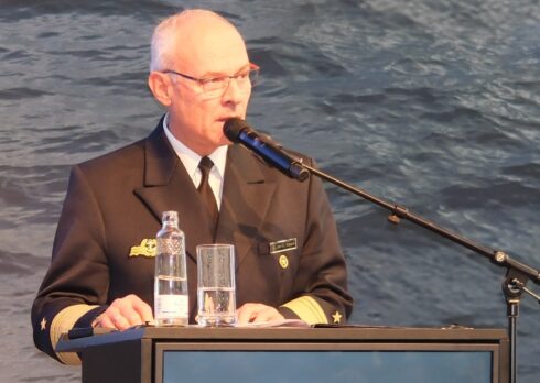 Vizeadmiral Jan C Kaack, Inspekteur der Deutschen Marine.