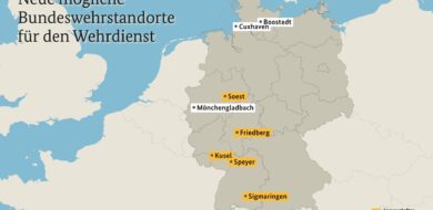 Von acht im Juli genannten militärischen Liegenschaften, die für den Neuen Wehrdienst reaktiviert werden könnten, hat das Bundesverteidigungsministerium nun für fünf konkrete Schritte eingeleitet.