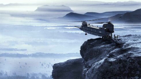 Chinook – Der Schwere Transporthubschrauber: Die CH-47F(DE) – ein Schnellläuferprojekt im Anflug auf Holzdor (Foto ©Boeing/KI generiert)