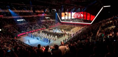 Militärmusik und Unterhaltung auf höchstem Niveau: Insgesamt rund 700 Mitwirkende aus sechs Nationen machten das 7. Musikfest der Bundeswehr zu einem außergewöhnlichen Erlebnis. (Foto © Bw/Pierre Johne)