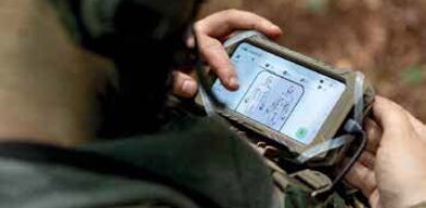 Digitalisierung der Rettungskette: Die gesprochenen Informationen werden automatisiert  in die medizinische Standard-Dokumentation übertragen (Foto © Bw/Patrick Grüterich)