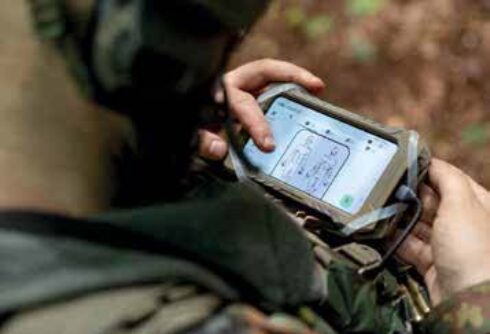 Digitalisierung der Rettungskette: Die gesprochenen Informationen werden automatisiert  in die medizinische Standard-Dokumentation übertragen (Foto © Bw/Patrick Grüterich)