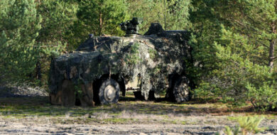 Lautsprecherträger Dingo 2. (Foto © ZOpKomBw)