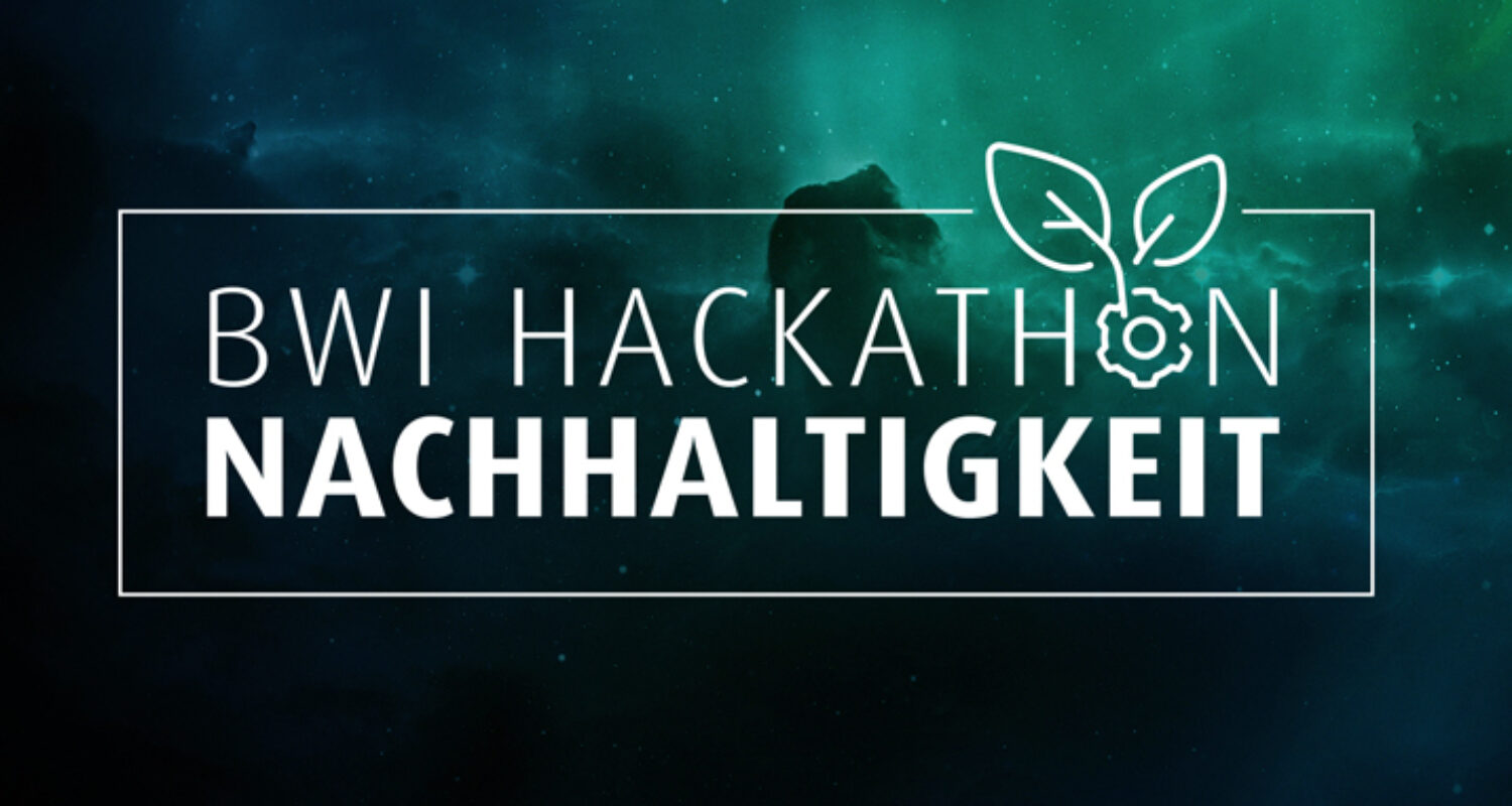 BWI Logo Hackathon Nachhaltigkeit