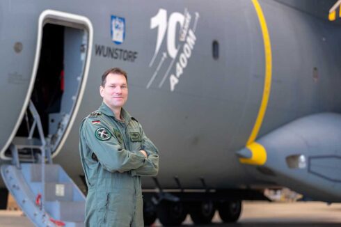 Oberst Markus Knoll führt das LTG 62 seit Januar 2024.  (Foto © Bw/Wolf)