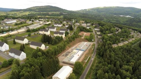 Neubau des Gefechtsstandgebäudes in der Rhön-Kaserne am Standort Wildflecken. (Foto © GefSimZH)