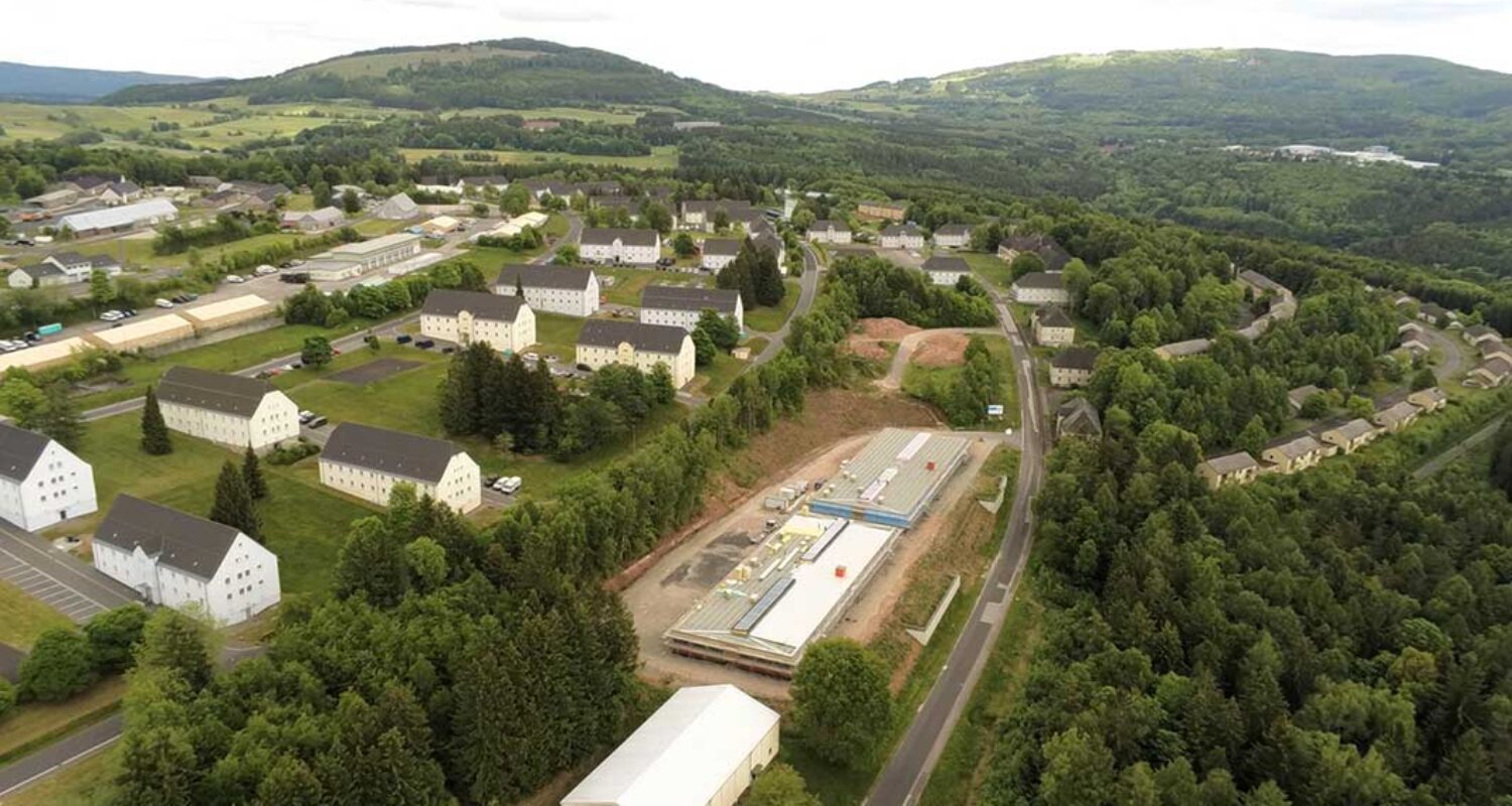 Neubau des Gefechtsstandgebäudes in der Rhön-Kaserne am Standort Wildflecken. (Foto © GefSimZH)