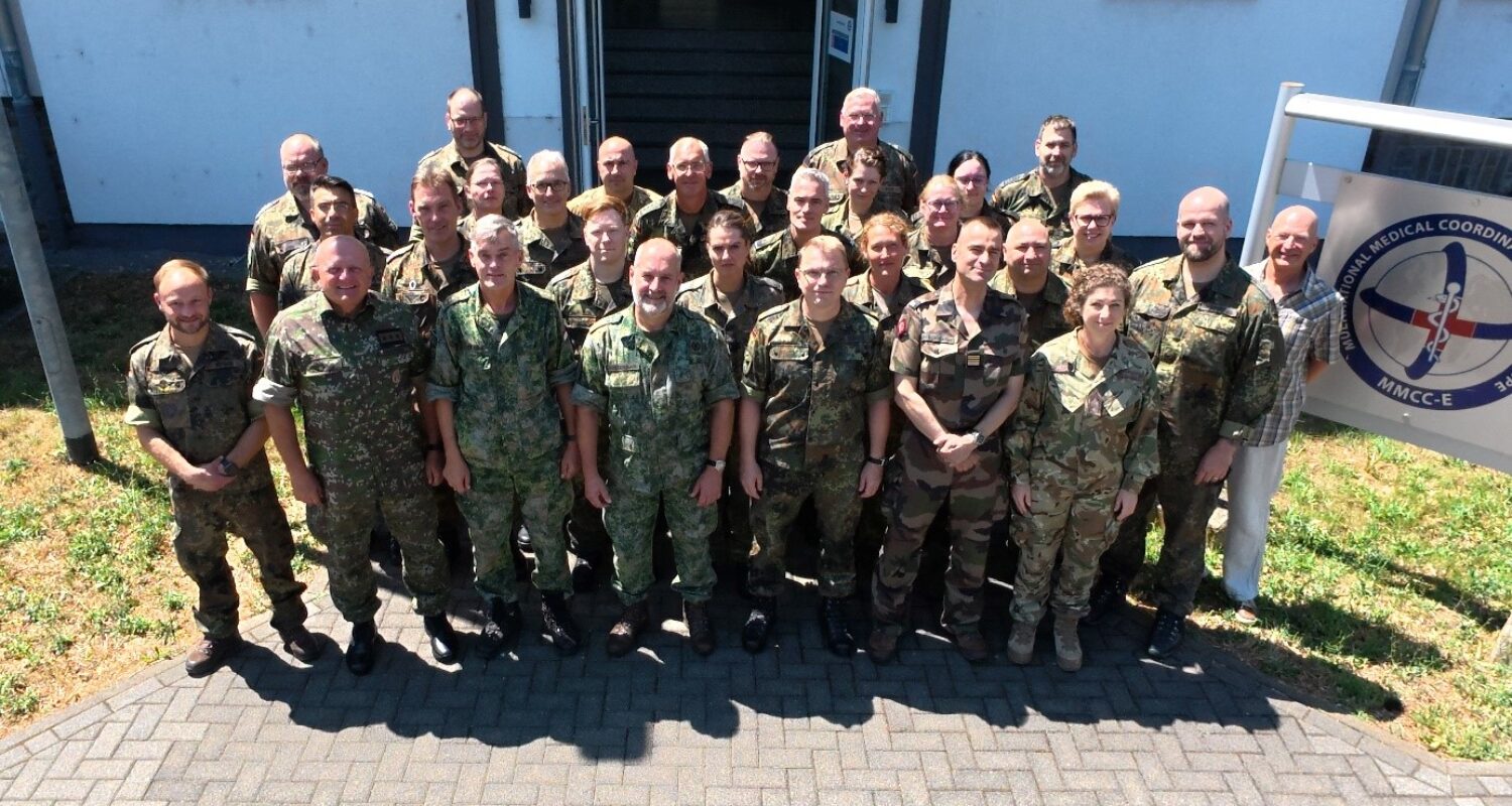 Das Team des Multinational Medical Coordination Centre - Europe. (Foto © MMCC-E)