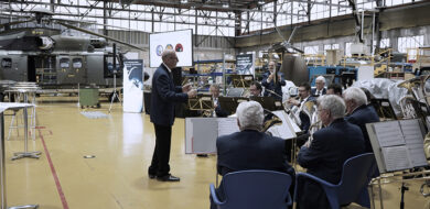 Feierliche Übergabe