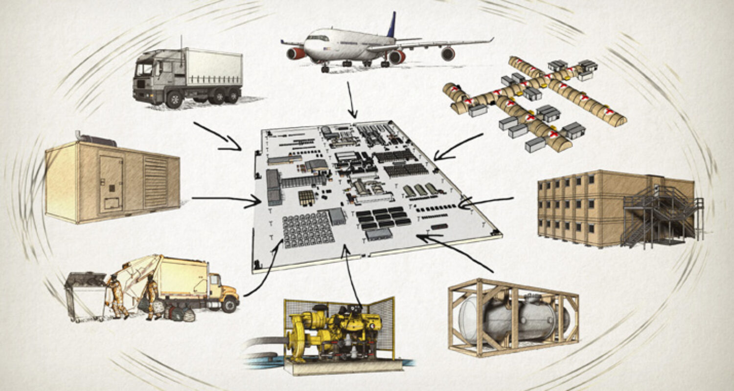 Field Camp Illustration w