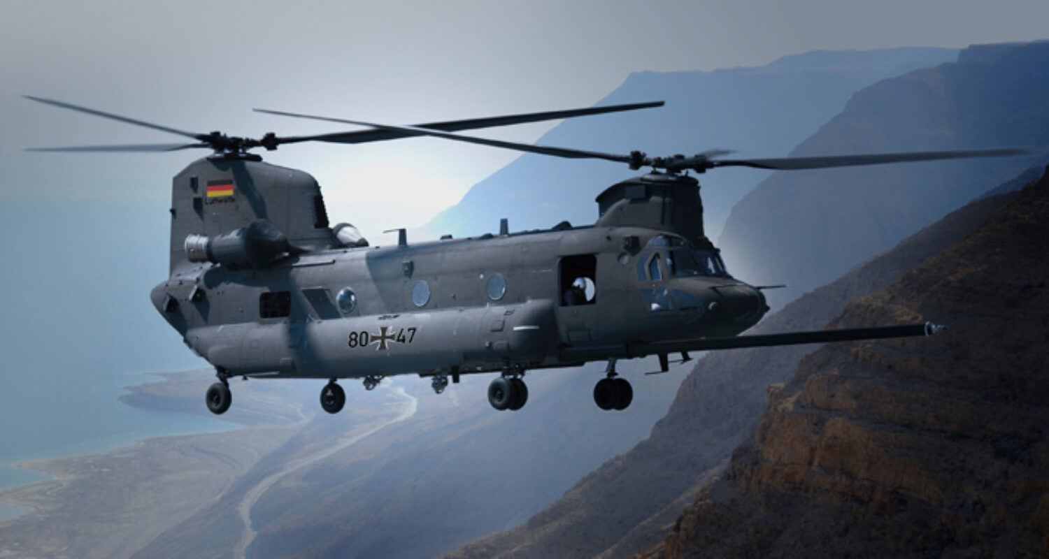 H 47 Chinook mit Luftbetankungsfähigkeit