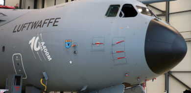 Folierung zum Jubiläum „10 Jahre A400M“. (Foto © Lindhorst)