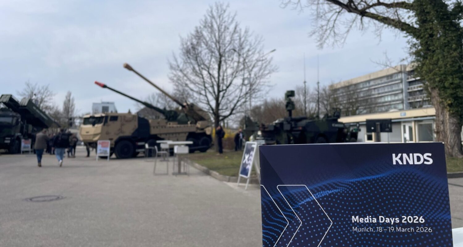 Bei den Media Days stellte KNDS Ausschnitte aus seinem Portfolio vor.