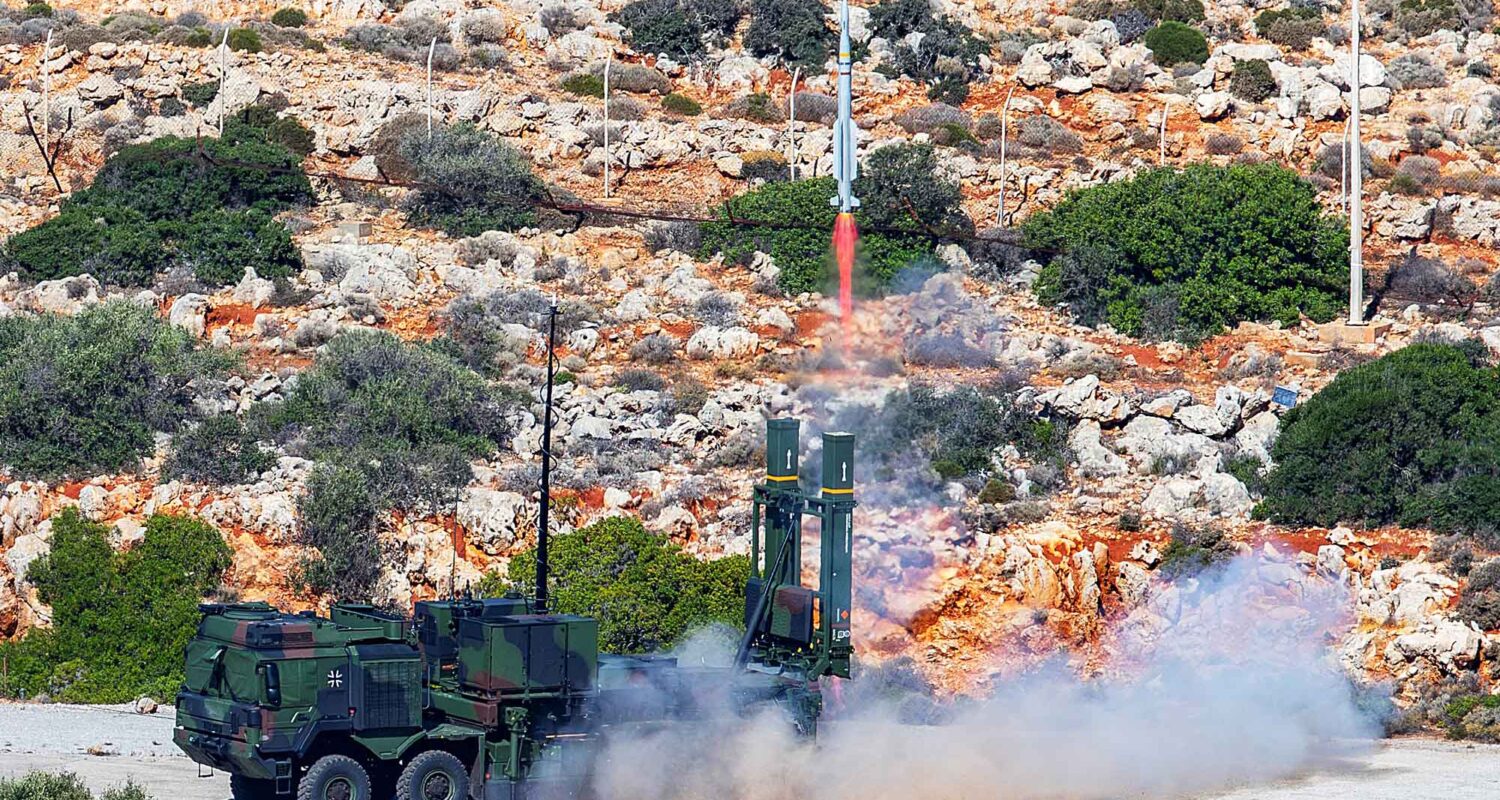 Das Luftverteidigungssystem IRIS-T SLM erreichte bei Spartan Arrow die operative Systemzertifizierung. (Foto: Bundeswehr/Francis Hildemann)