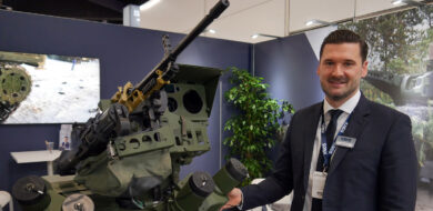   Leichte Waffenstation FLW 100 von KNDS (Foto © HHK/Fritsch)