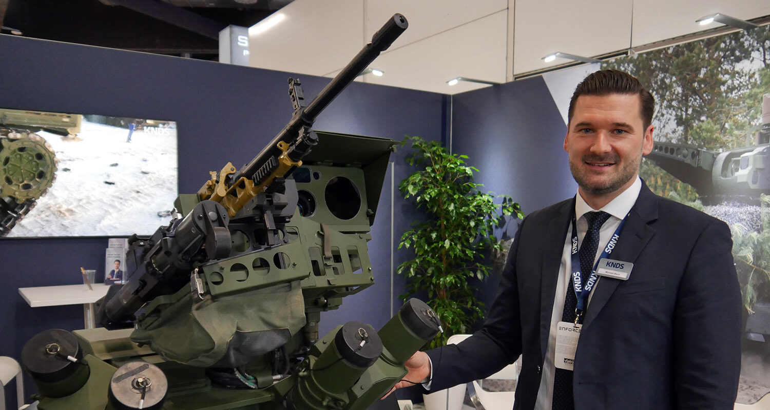   Leichte Waffenstation FLW 100 von KNDS (Foto © HHK/Fritsch)