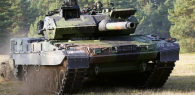 Der Leopard 2 A7V repräsentiert den derzeit modernsten Kampfpanzer
des Deutschen Heeres. (Foto: Bundeswehr)