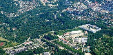 Luftbild Wilhelmsburgkaserne in Ulm w