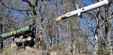 MELLS im scharfen Schuss bei einer Truppenübung des Fallschirmjägerregiment 26 in Baumholder 2022.  (Foto ©  Bw)