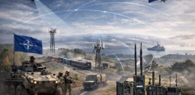 Hybride Kommunikation und NATO. [Photo: AI generated]