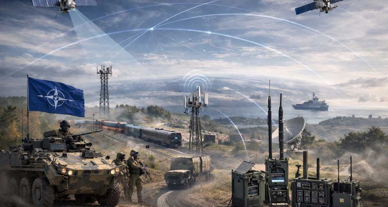 Hybride Kommunikation und NATO. [Photo: AI generated]
