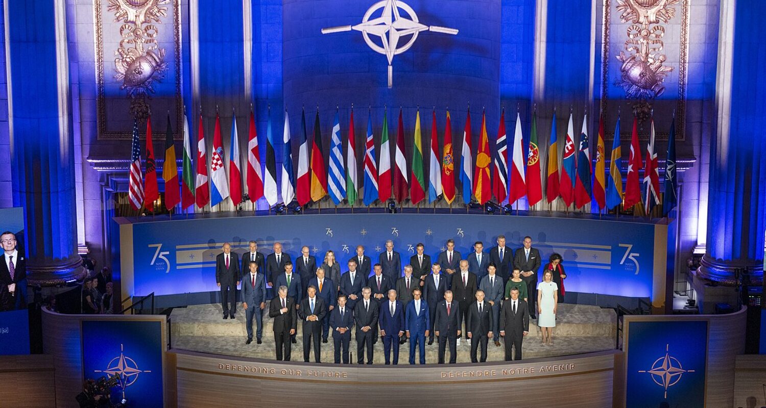 Treffen der NATO zum 75-jährigen Bestehen des Bündnisses in Washington 2024.