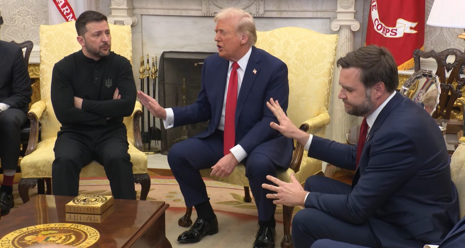 Wenn SNAFU zu FUBAR wird: Wolodymyr Selenskyj, Donald Trump und J. D. Vance bei ihrer Performance am 28. Februar im Oval Office.