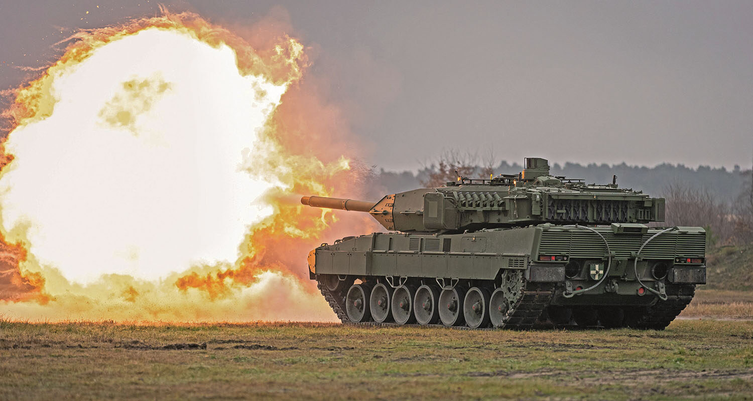 Leopard 2 im scharfen Schuss. (Fotos/Grafiken: Rheinmetall)
