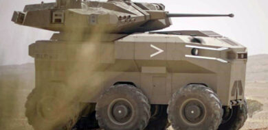 ROBUST Israeli MOD Elbit Medium Robotic Combat Vehicle Credit IMOD