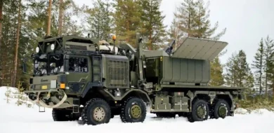 Rheinmetall Nordic präsentierte das Ragnarok Mortar Mission Module auf HX-Lkw im scharfen Schuss. (Foto: Rheinmetall)