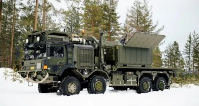 Rheinmetall Nordic präsentierte das Ragnarok Mortar Mission Module auf HX-Lkw im scharfen Schuss. (Foto: Rheinmetall)