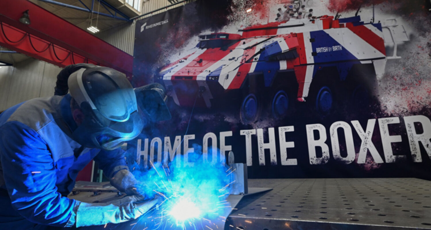 Rheinmetall DSEI MIV Welding Schweissen 1 k w